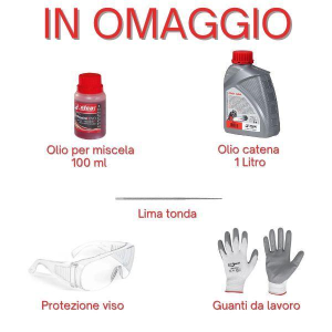 Motosega EFCO MT 4110 3/8" Lama 41 cm 39,0 cm³ con Omaggi