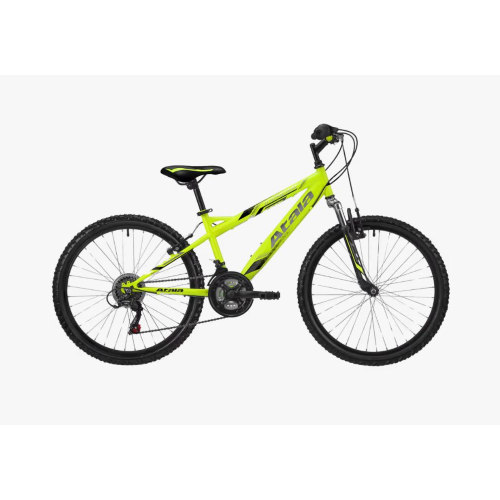 ATALA MTB INVADER 24  GIALLO NERO 18 VELOCITA' TG 36 CM BAMBINO CAMBIO SHIMANO