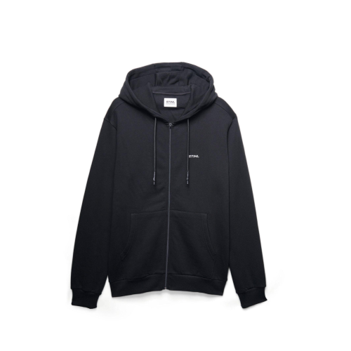 Felpa con Cappuccio STIHL 100 Anni REFLECTIVE Anniversario Tg L Nero Unisex Cotone