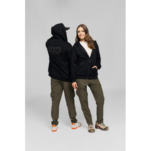 Felpa con Cappuccio STIHL 100 Anni REFLECTIVE Anniversario Tg L Nero Unisex Cotone