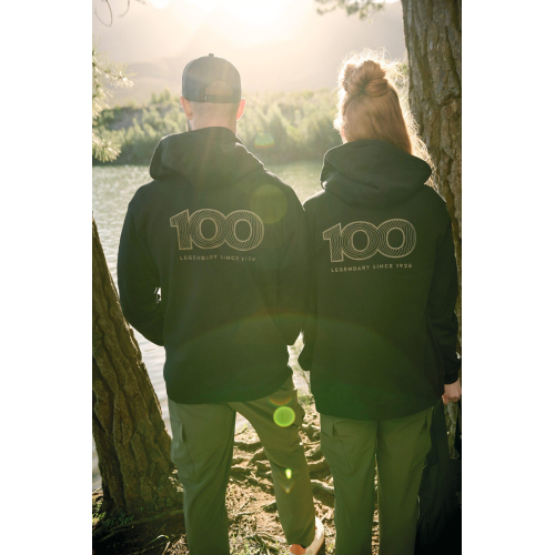Felpa con Cappuccio STIHL 100 Anni REFLECTIVE Anniversario Tg L Nero Unisex Cotone