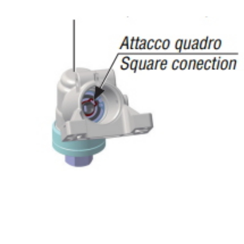 Coppia Conica D.26 Decespugliatore DS 3200 S 3200 T attacco quadro