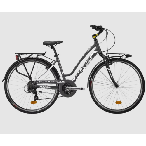 ATALA Bici 28 City bike DISCOVERY FS 21 Velocità Alluminio Antracite Bianco 