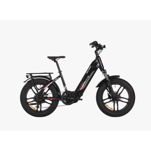 ATALA TASK E-BIKE Fat 20" Nero Lucido Batteria 1000 Wh Motore Centrale