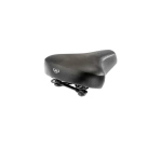 Sella Touring Bici City Bike con Molle Rivestimento Poliuretano Nero con morsetto