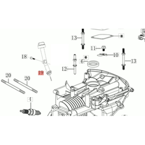EFCO Kit Tappo Olio per Rasaerba con Motore EMAK K605 K655 e K655LI