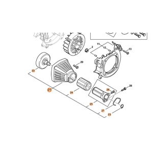 STIHL Scatola Frizione Decespugliatore FS 235 FS 235 R KM 235 ORIGINALE