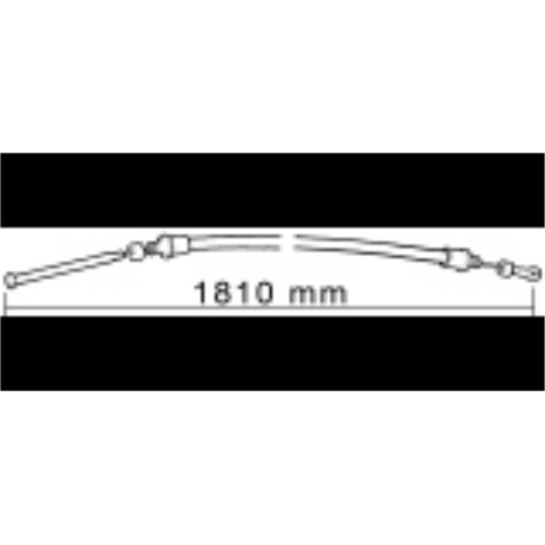 Trasmissione Cavo comando acceleratore a mano L.1810 mm Trattore FIAT FORD