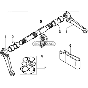 BOCCOLA PER SOLLEVATORE TRATTORE FIAT NEW HOLLAND 52x47 mm