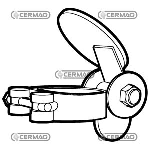Coperchio Parapioggia per Silenziatore Marmitta Trattori FIAT OM d. 72 - 80mm