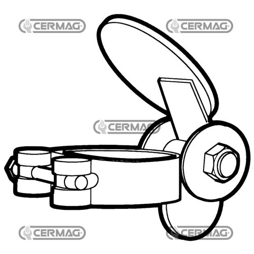 Coperchio Parapioggia per Silenziatore Marmitta Trattori FIAT OM d. 72 - 80mm