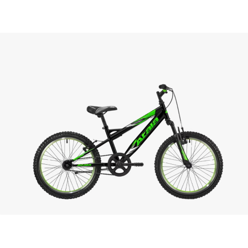 ATALA BICI MTB SNIPER 20'' NERO/VERDE OPACO 1 VELOCITA' PER BAMBINO