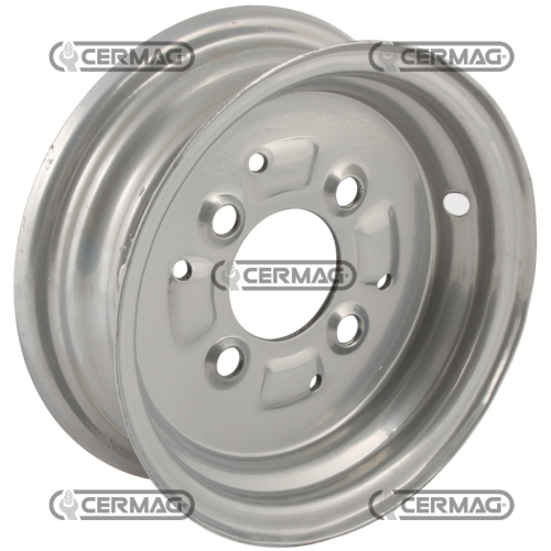 Cerchio Ruota 3.50x10  Mozzo Flangia a 4 fori FIAT