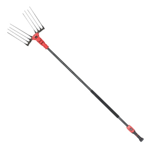 Abbacchiatore BlueBird OLIMPO 23-56 asta fissa in carbonio L 2,4mt 3 batterie 21V 5Ah motore Brushless 3 V