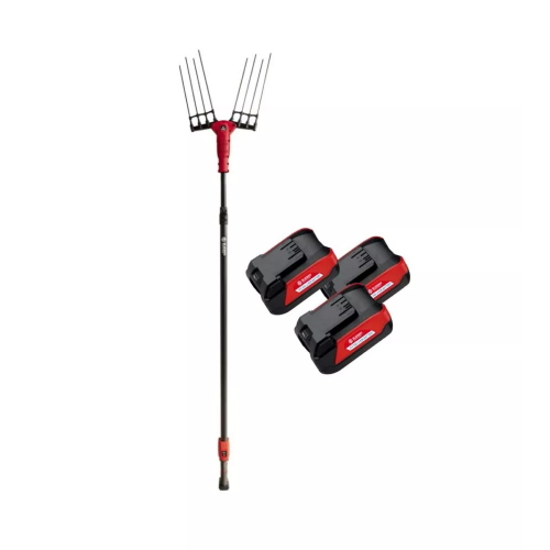 Abbacchiatore BlueBird OLIMPO 23-56 asta fissa in carbonio L 2,4mt 3 batterie 21V 5Ah motore Brushless 3 V