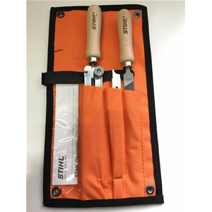 SET AFFILATURA STIHL PORTALIMA + TONDINO + DIMA PER CATENA 1/4" E 3/8"