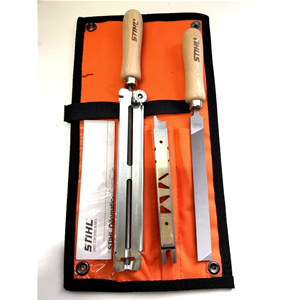 SET AFFILATURA STIHL PORTALIMA + TONDINO + DIMA PER CATENA 1/4" E 3/8"