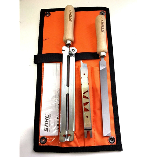 SET AFFILATURA STIHL PORTALIMA + TONDINO + DIMA PER CATENA 1/4" E 3/8"