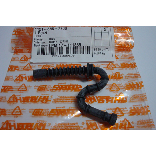 STIHL TUBO SERBATOIO MISCELA CARBURANTE MOTOSEGA MS 260 240 026 024 ORIGINALE