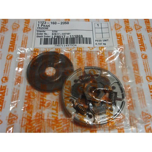 STIHL FRIZIONE COMPLETA MOTOSEGA MS 170 180 231 241 250 251 ORIGINALE