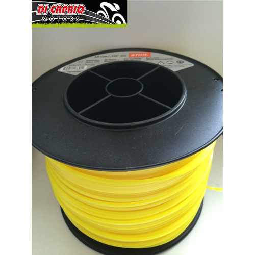 STIHL FILO DECESPUGLIATORE GIALLO QUADRO Ø 3,0 MM BOBINA 271 METRI