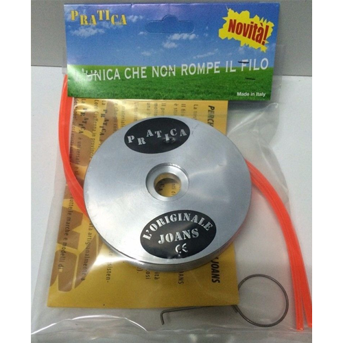 JOANS TESTINA PRATICA IN ALLUMINIO PER DECESPUGLIATORE 2 O 4 FILI