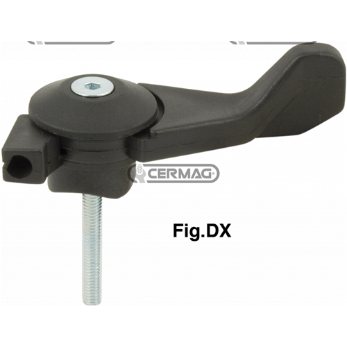 MANETTINO ACCELERATORE DX IN NYLON X MOTOZAPPA FALCIATRICI