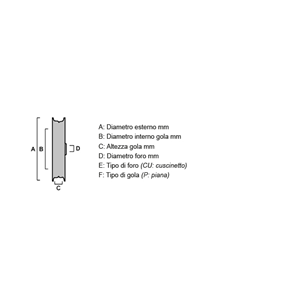 PULEGGIA 75/18 MTD
