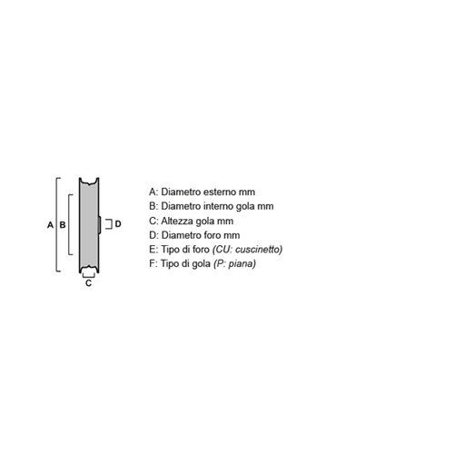 PULEGGIA 75/18 MTD