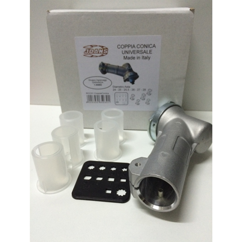 JOANS COPPIA CONICA TESTINA UNIVERSALE DECESPUGLIATORE MADE IN ITALY 