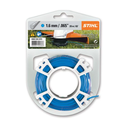 Stihl Filo Tondo Silenziato D.1,6 mm 19 mt Azzurro