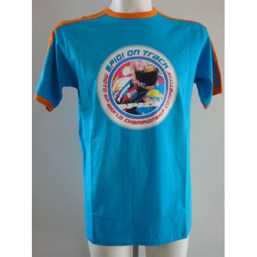Maglia Maglietta Moto T-shirt Spidi Competitor Tg. XL  TURCHESE