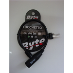 LUCCHETTO BYTE SPIRALE CON CHIAVE ST20 6X100 MM