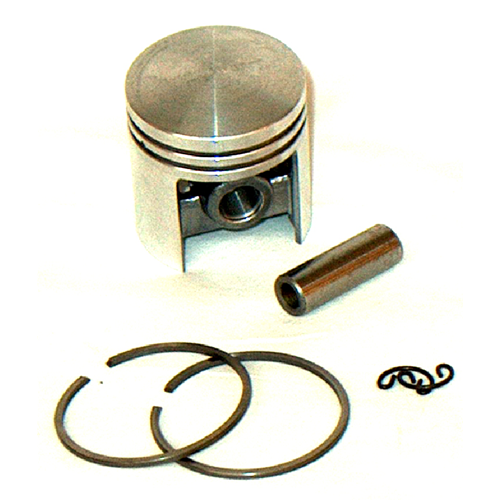 PISTONE COMPLETO DI FASCE ELASTICHE, SPINOTTO E SEEGER (EFCO OLEOMAC) 
