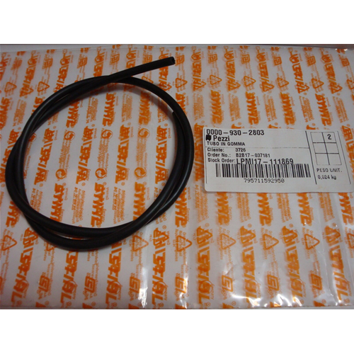 TUBO CARBURANTE IN GOMMA ALTA RESISTENZA FLESSIBILE 3,1X5,7MMX1M R3 ORIGINALE