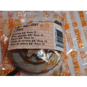 STIHL ROCCHETTO CATENA 3/8" PICCO 7 DENTI PER MOTOSEGA MS 192 193 194 T C TC ORIGINALE