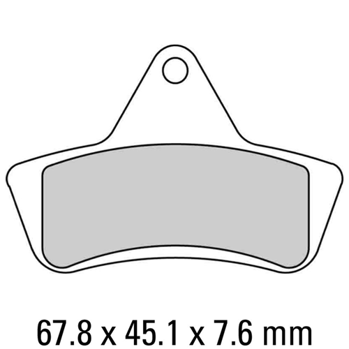 FERODO FDB2175 SG PASTIGLIE FRENO SINTERGRIP - ARCTIC CAT ATV ALL FRONT