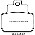 TEKNOETRE PASTIGLIE PA3079 FRENO ORGANICHE MADE IN ITALY- NOS 