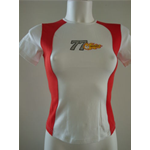 Maglietta maglia Moto T-shirt Spidi Fire Donna Tg. M OUTLET BIANCO/ROSSO