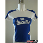 Maglietta Maglia Moto T-shirt Spidi Maya Lady Donna Tg. L OUTLET  BIANCO/TURCHESE
