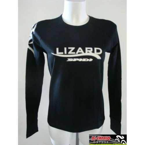 Maglietta Moto T-shirt Spidi Lizard Donna Tg. M OUTLET NERO