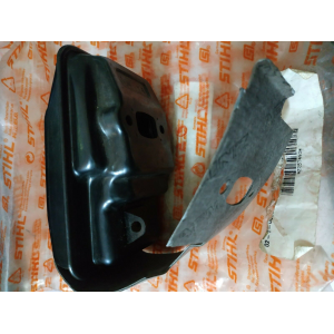 STIHL MARMITTA SILENZIATORE FS 75 80 85 HL 75 HT 70 75 GUARNIZIONE PARACALORE ORIGINALE