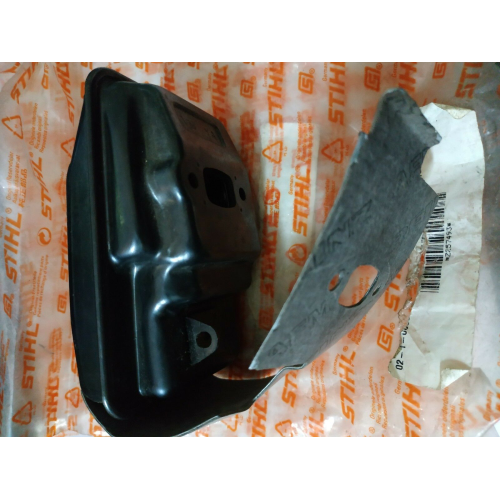 STIHL MARMITTA SILENZIATORE FS 75 80 85 HL 75 HT 70 75 GUARNIZIONE PARACALORE ORIGINALE