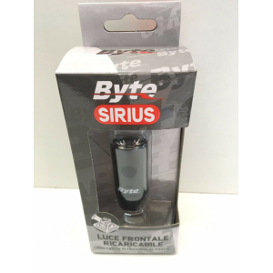 BYTE LUCE FRONTALE A LED SIRIUS PER BICI MTB RICARICABILE CON ATTACCO PER CASCO