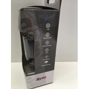 BYTE LUCE FRONTALE A LED SIRIUS PER BICI MTB RICARICABILE CON ATTACCO PER CASCO