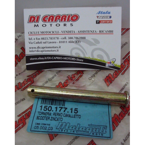 MALAGUTI  Perno Cavalletto Zincato F10 F12 F15 ORIGINALE 