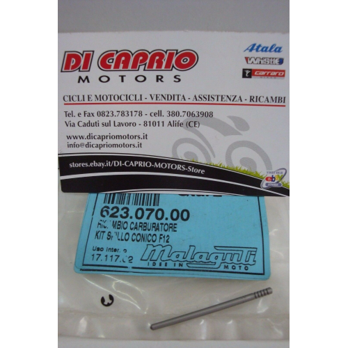 Kit Spillo Conico Carburatore DELLORTO MALAGUTI F12 50cc ORIGINALE