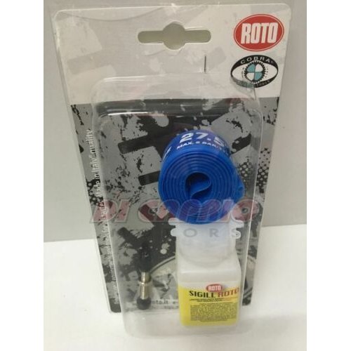 Kit conversione Tubeless ROTO 27,5 Nastro Liquido Valvola antiforatura MTB