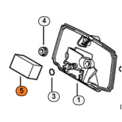 STIHL PREFILTRO IN SPUGNA ESPANSA PER MOTOSEGA MS 192 200 020