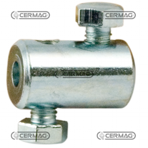 Morsetto con doppia vite laterale  Ø Cavo 2,5 mm